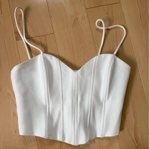 Zara White Corset ,XS